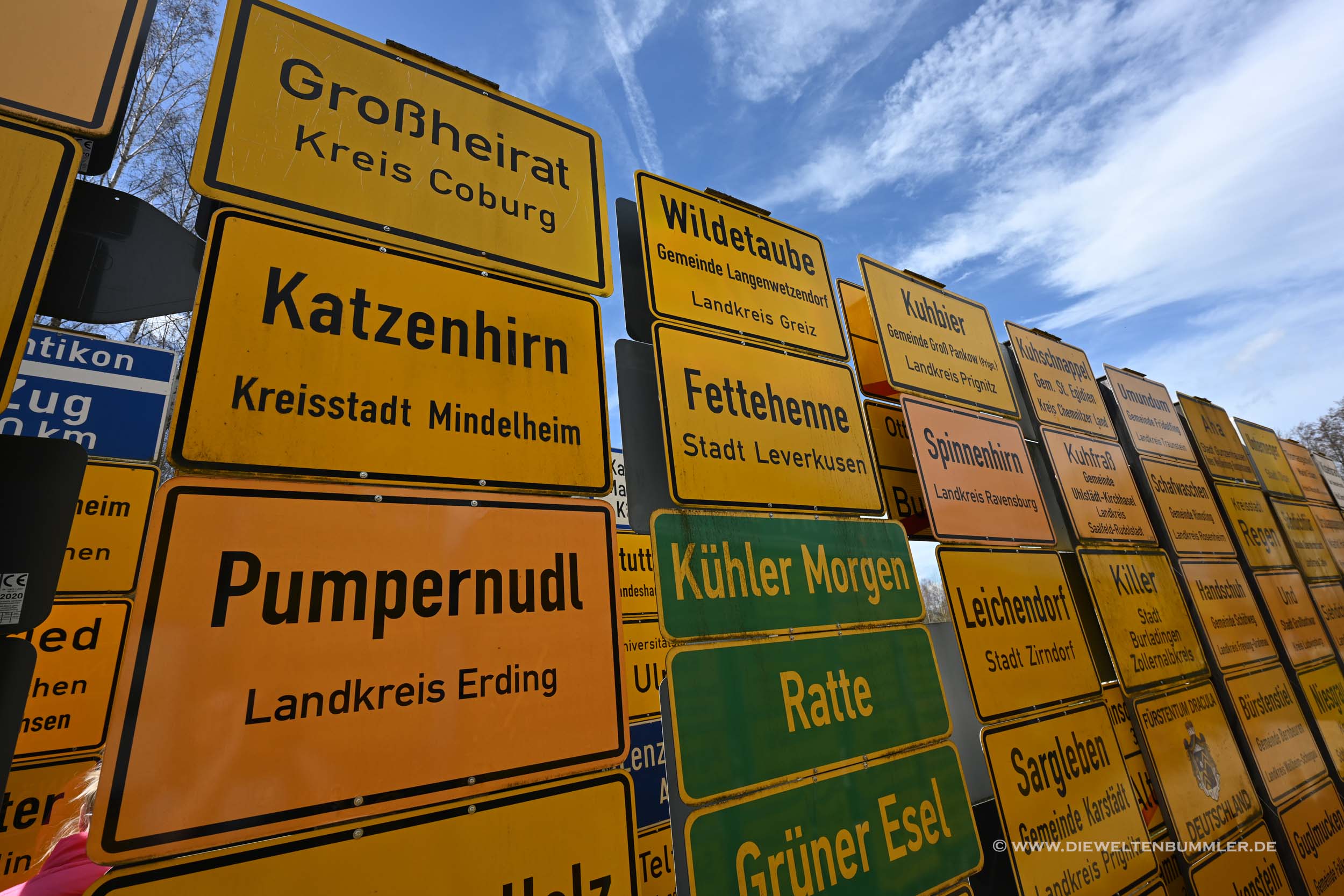 Kuriose Ortsnamen im Fernweh-Park Kuriose Ortsnamen im Fernweh-Park