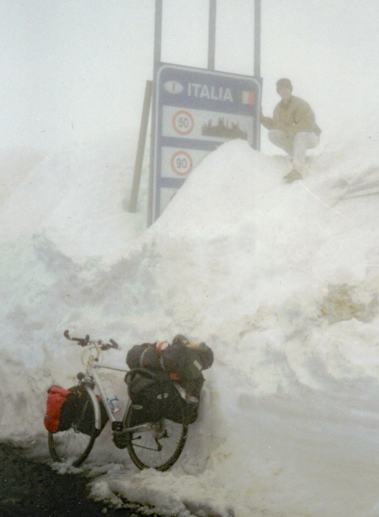 Michael Moll überquert den Splügenpass