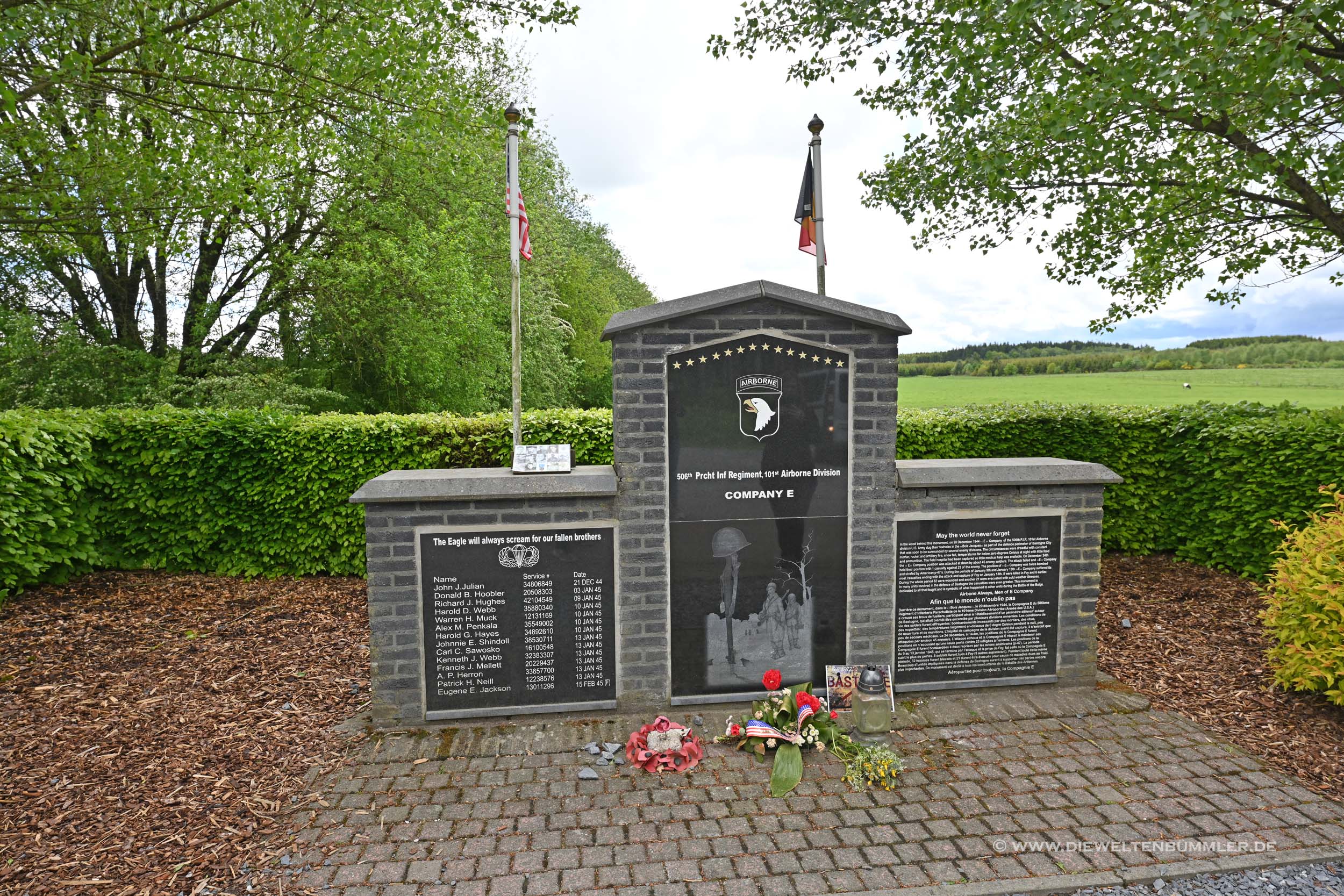Mahnmal für die Easy Company Mahnmal für die Easy Company