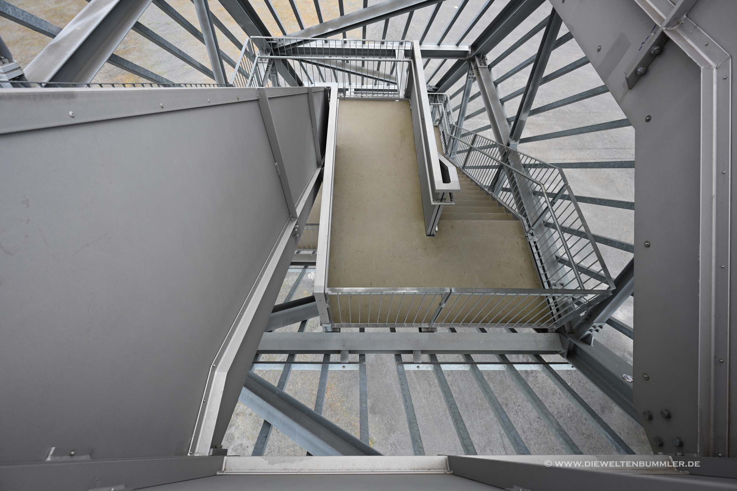 Treppen im Saarpolygon Treppen im Saarpolygon