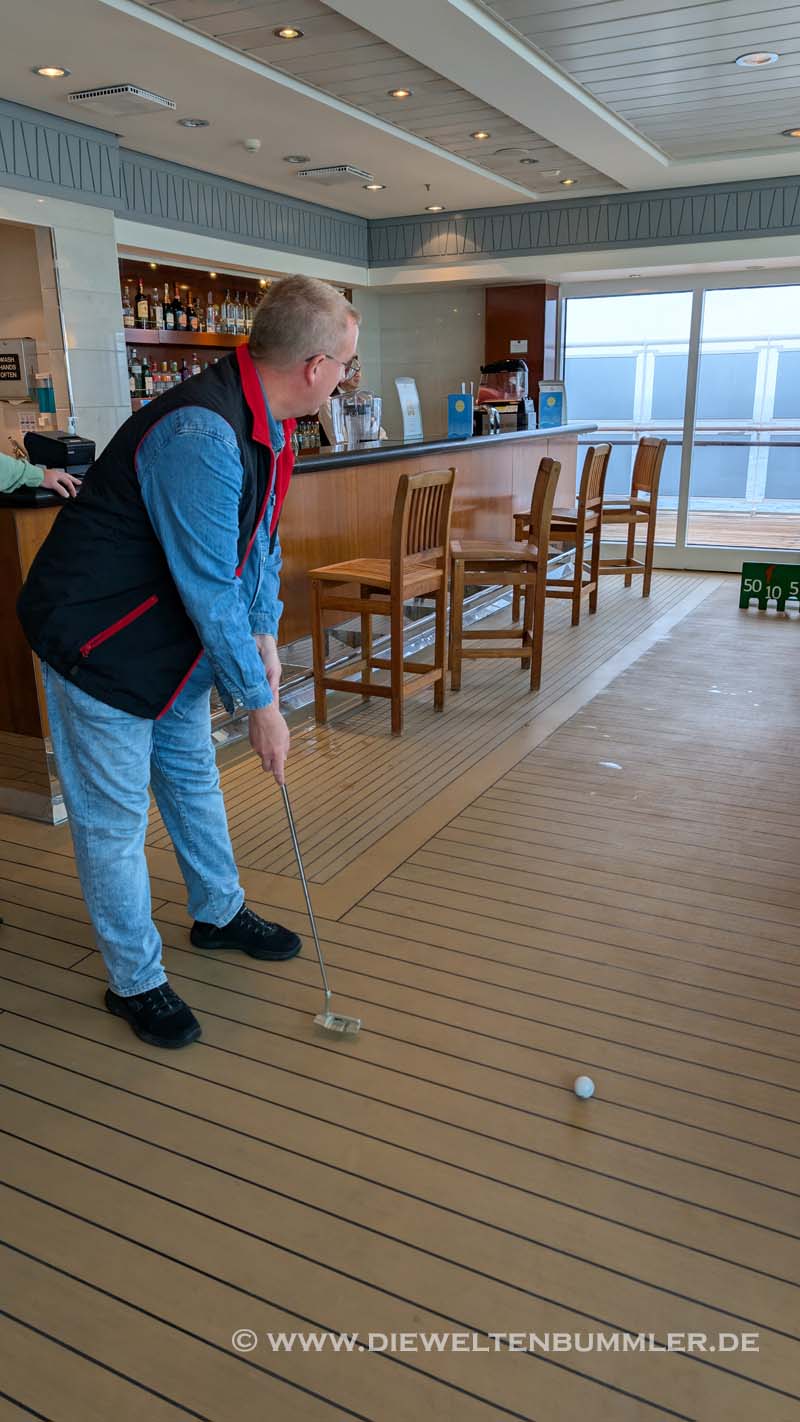 Ich spiele Golf an Bord Ich spiele Golf an Bord
