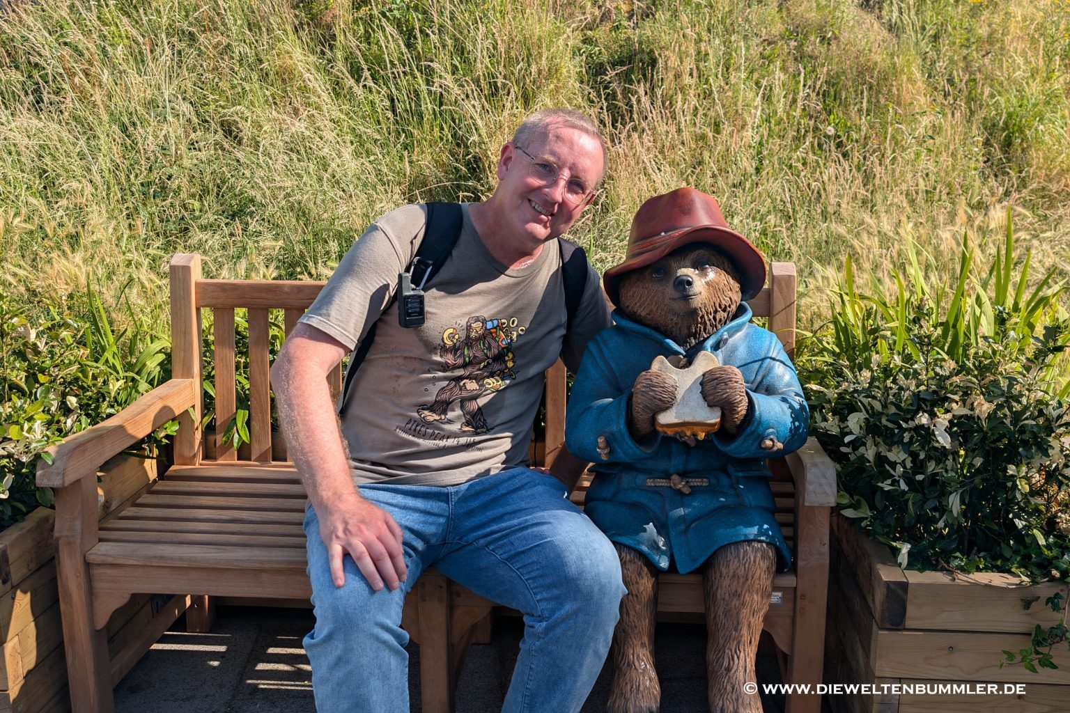 Michael Moll mit Paddington Bär