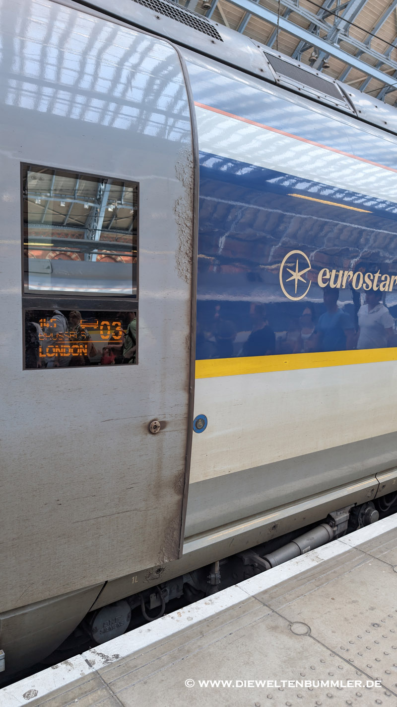 Mit dem Eurostar von Brüssel nach London Mit dem Eurostar von Brüssel nach London