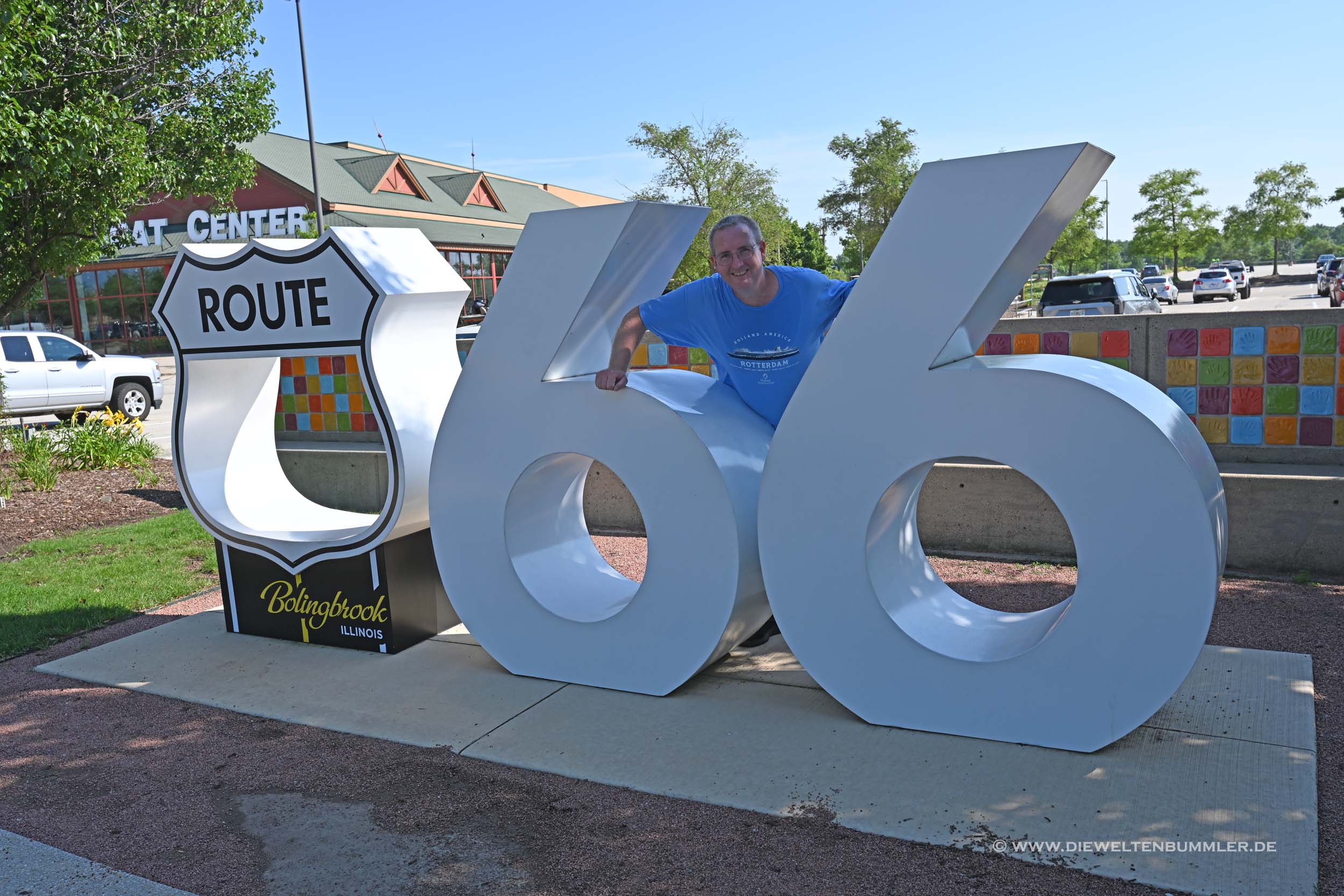 Bolingbrook mit Route 66-Ziffern