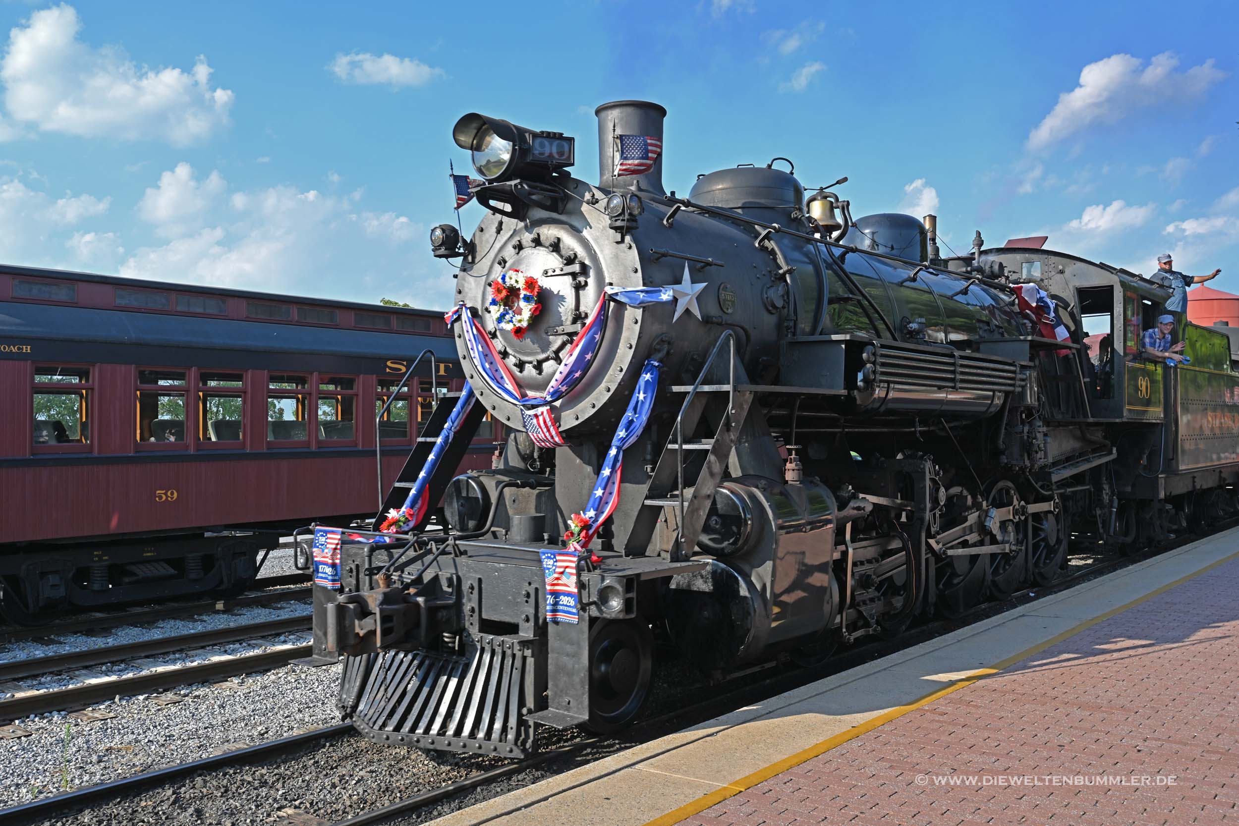 Damplokomotive in Strasburg Damplokomotive in Strasburg