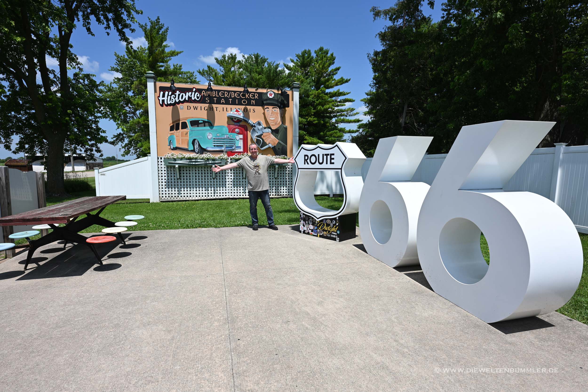 Die Route 66 in Dwight