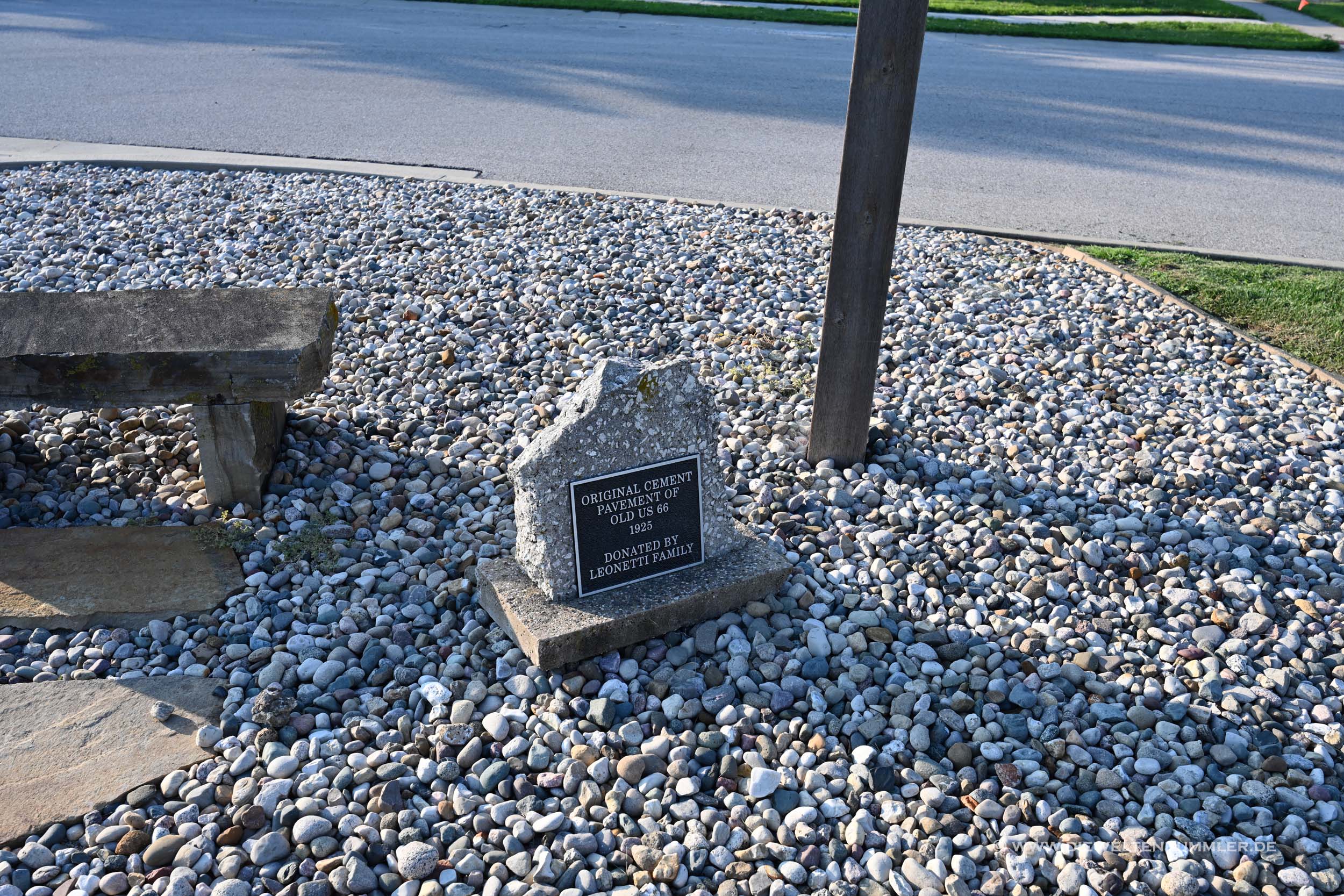 Ein Stück Asphalt der alten Route 66