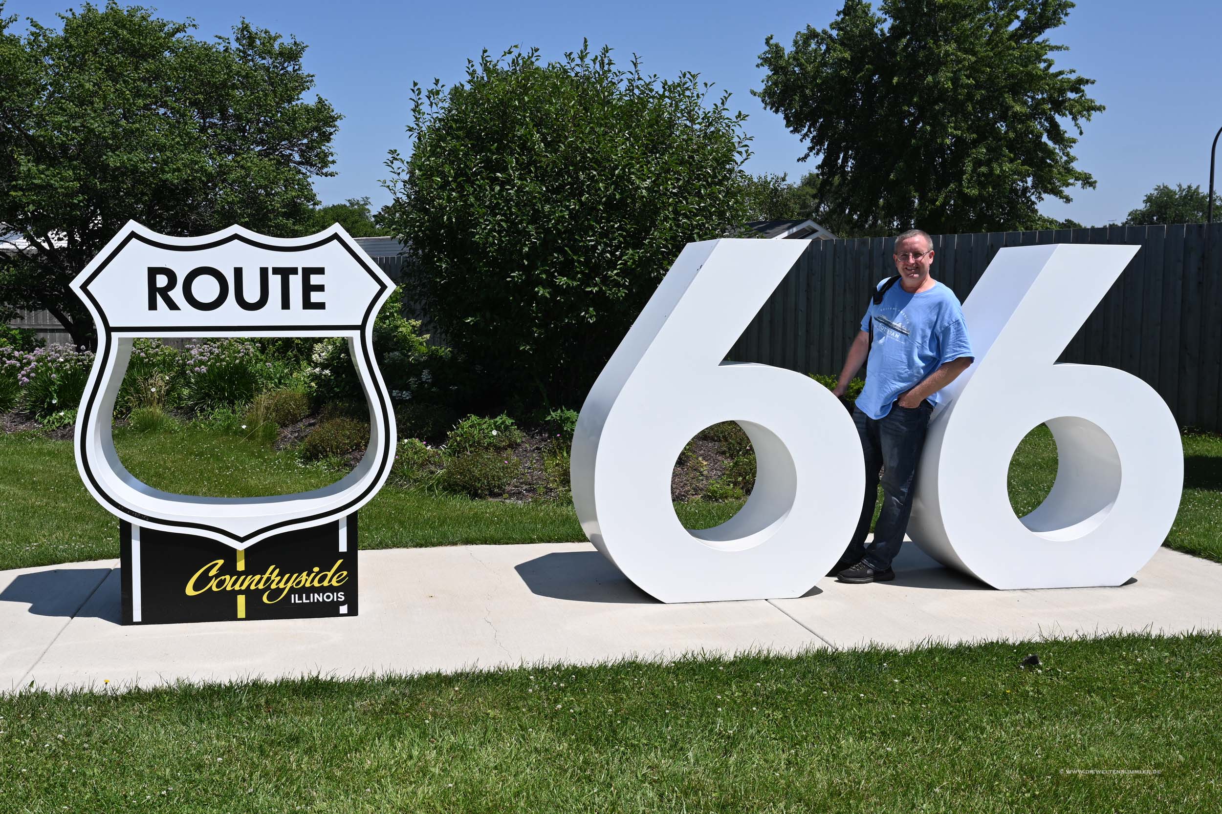 Michael Moll auf der Route 66
