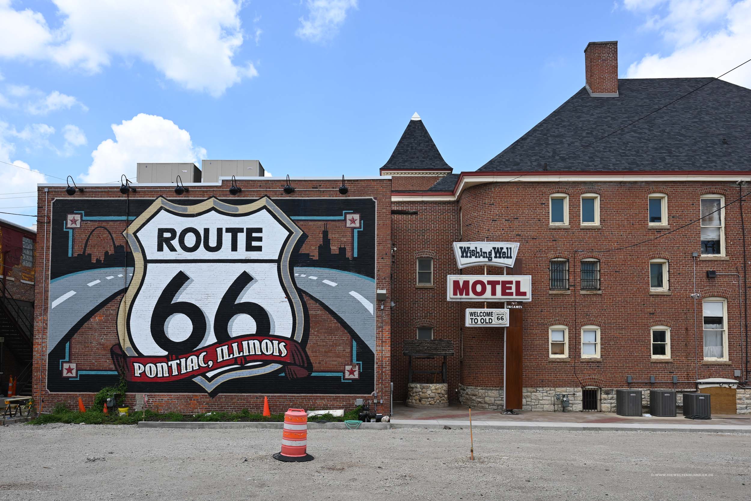 Mural am Route 66-Museum