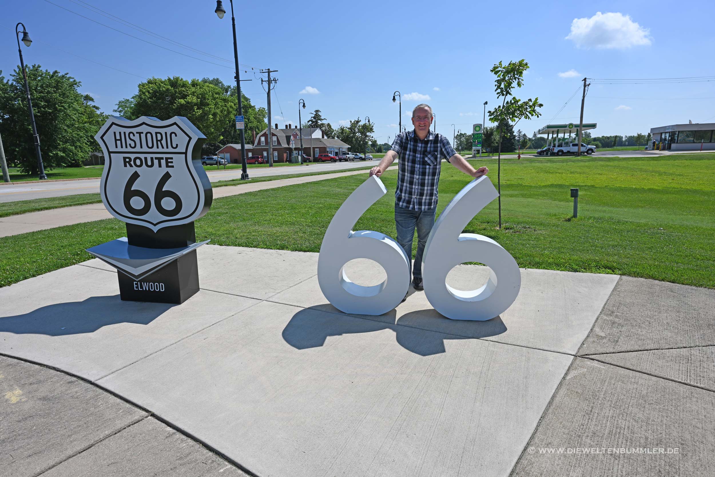Ziffern der 66 in Elwood