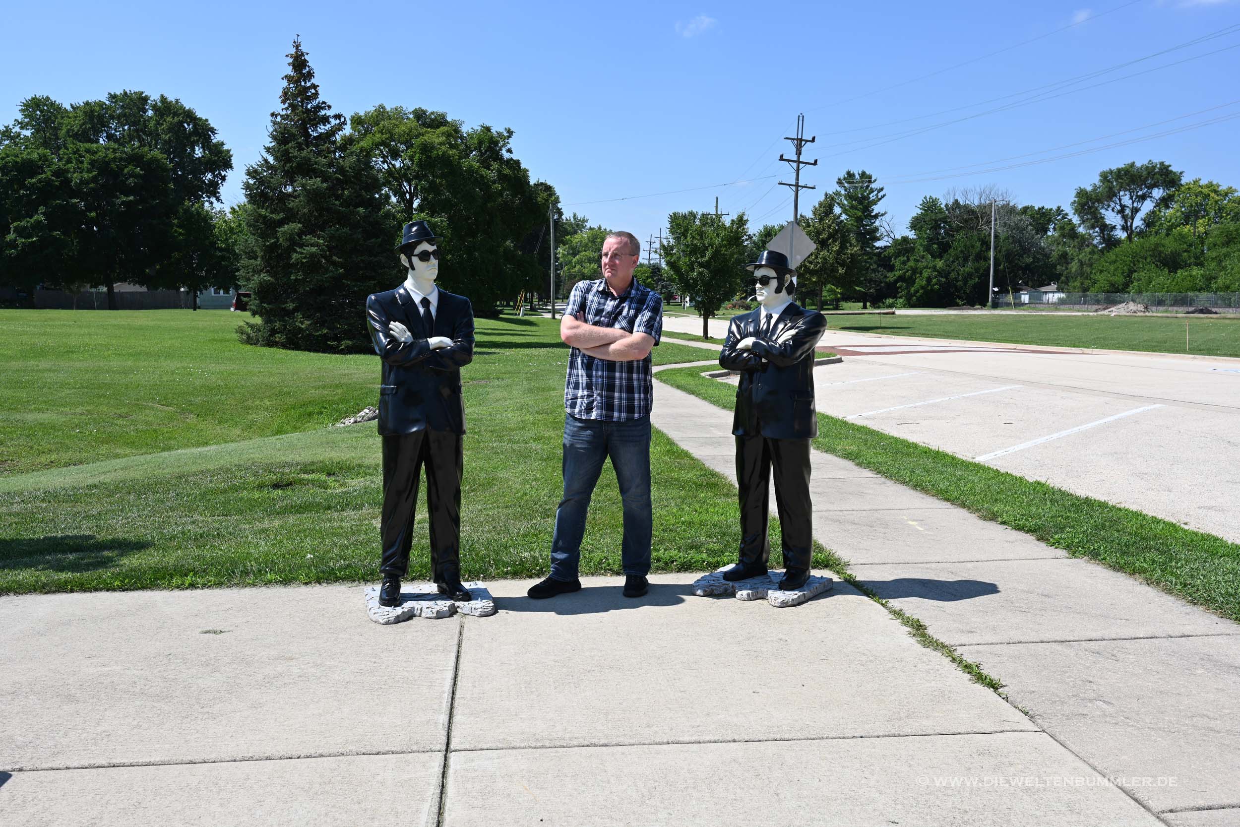 Zusammen mit den Blues Brothers